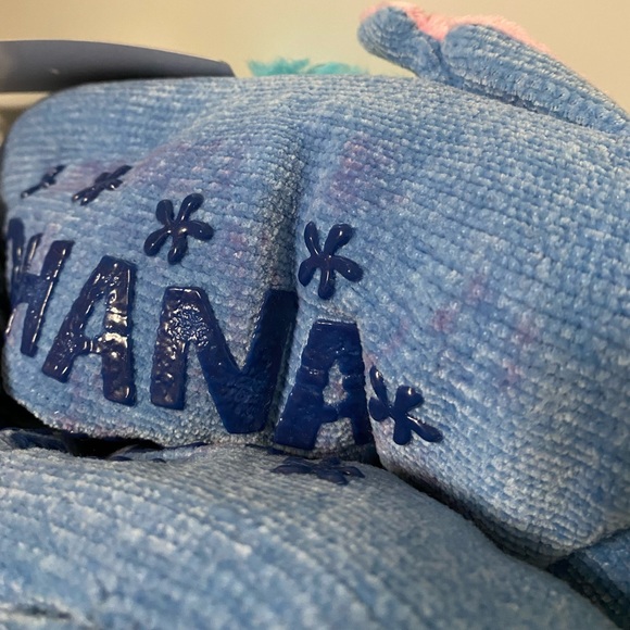 Disney Stitch Slippers Plush Sock Chenille Slip On House Shoes Size 5-10 Ohana - Picture 7 of 12